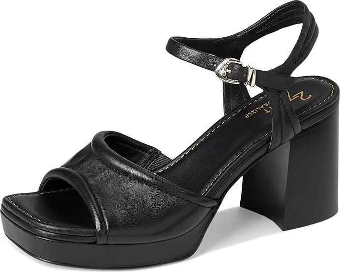 Naturalizer 27 Edit Paloma Women's Wedge Shoes Black : 10 M (B), Leather - Image 5