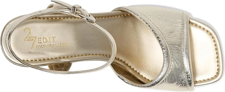 Naturalizer 27 Edit Paloma Women's Wedge Shoes Champagne : 7.5 M (B), Leather - Image 2