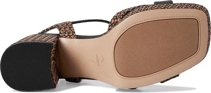 Naturalizer 27 Edit Peyton Women's Wedge Shoes Black/Tan : 10 M (B), Textile - Image 3