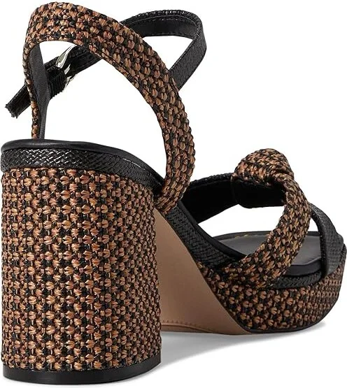 Naturalizer 27 Edit Peyton Women's Wedge Shoes Black/Tan : 10 M (B), Textile - Image 4
