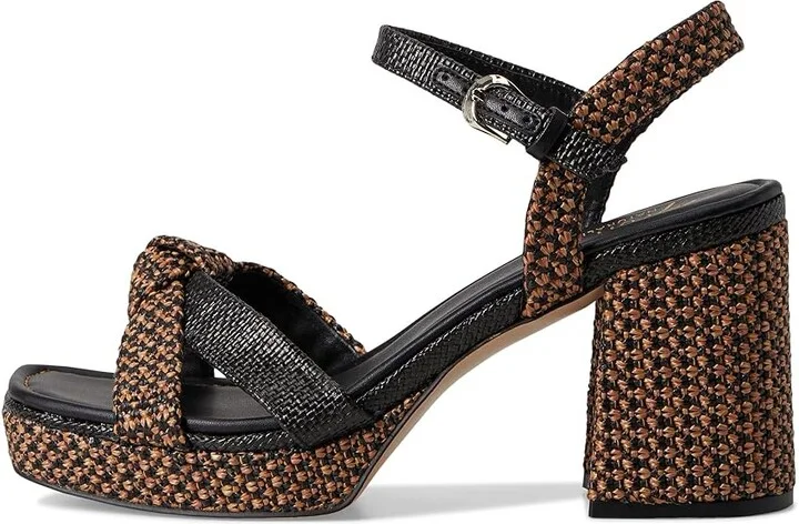 Naturalizer 27 Edit Peyton Women's Wedge Shoes Black/Tan : 10 M (B), Textile - Image 6