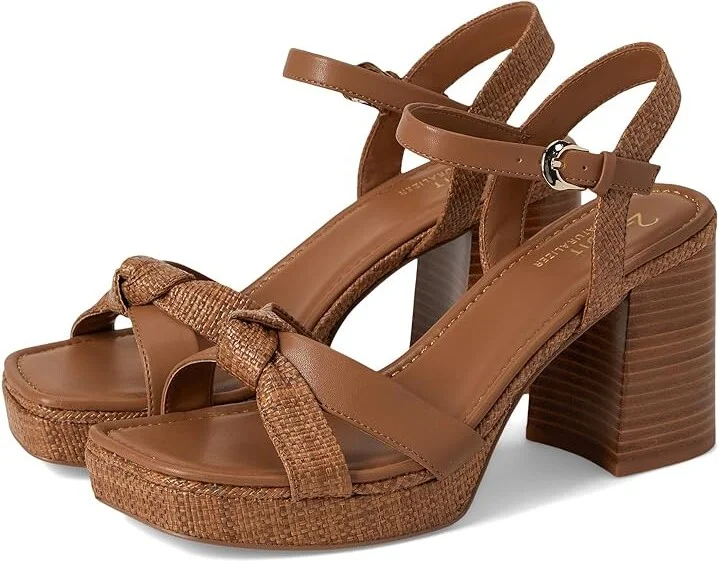 Naturalizer 27 Edit Peyton Women's Wedge Shoes English Tea : 7.5 M (B), Textile