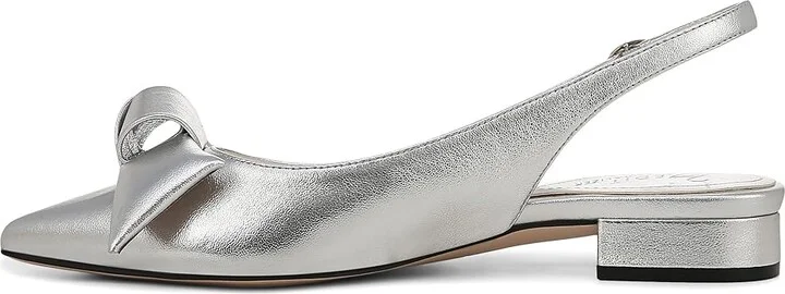 Naturalizer 27 Edit Shine Women's Shoes Silver Leather : 6 M (B) - Image 4
