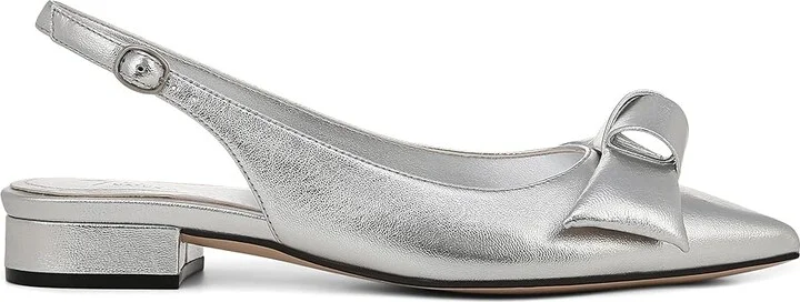 Naturalizer 27 Edit Shine Women's Shoes Silver Leather : 6 M (B) - Image 5