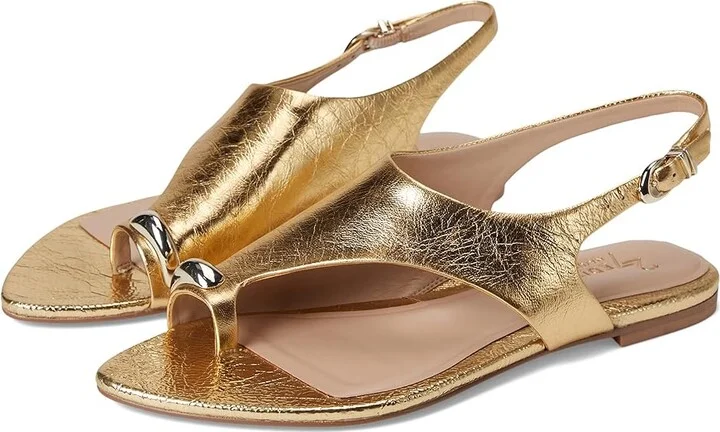 Naturalizer 27 Edit Via Women's Wedge Shoes Dark Gold Leather : 5 M (B)