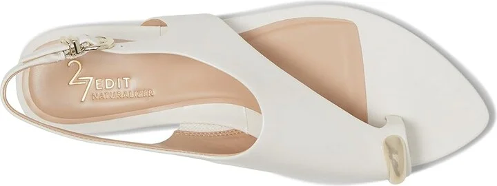 Naturalizer 27 Edit Via Women's Wedge Shoes Warm White : 5.5 M (B), Leather - Image 2