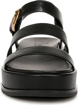 Naturalizer 27 Edit Zizi Ankle Straps Women's Sandals Black Faux Leather : 6 M (B), Rubber - Image 5