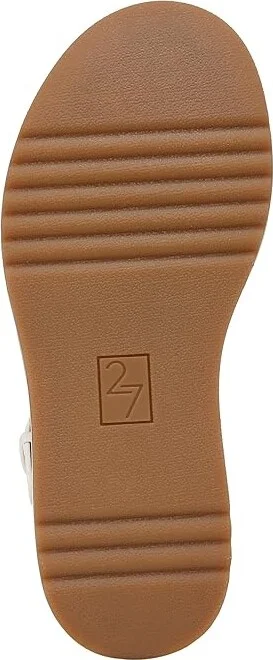 Naturalizer 27 Edit Zizi Ankle Straps Women's Sandals White Faux Leather : 8.5 M (B), Rubber - Image 3