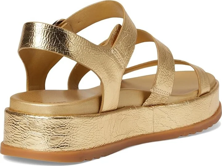 Naturalizer 27 Edit Zizi Women's Wedge Shoes Dark Gold Faux Leather : 12 M (B) - Image 4