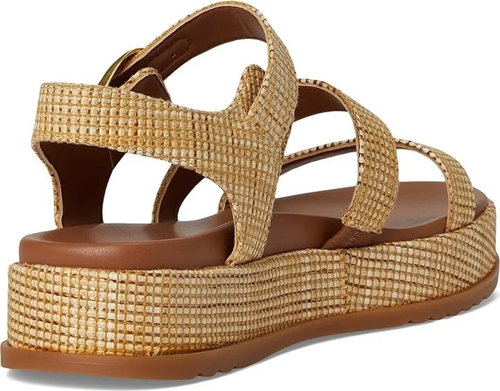 Naturalizer 27 Edit Zizi Women's Wedge Shoes Metallic Raffia : 9.5 W (C) - Image 4