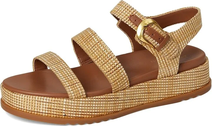 Naturalizer 27 Edit Zizi Women's Wedge Shoes Metallic Raffia : 9.5 W (C) - Image 5