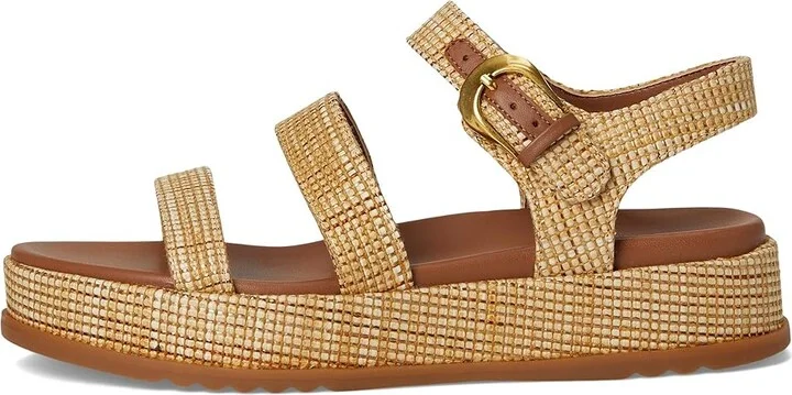 Naturalizer 27 Edit Zizi Women's Wedge Shoes Metallic Raffia : 9.5 W (C) - Image 6