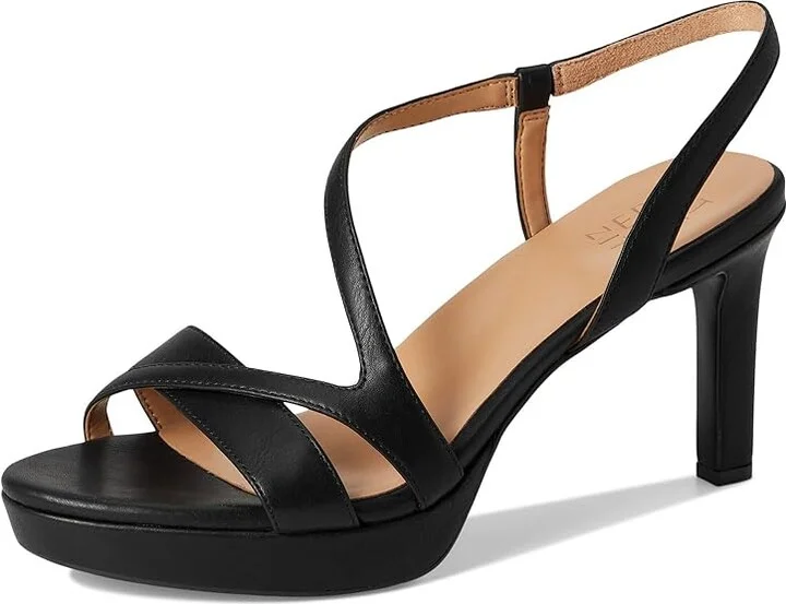 Naturalizer Abby High Women's Heels Black Patent Faux Leather : 11 W (C), Leather/Synthetic - Image 5