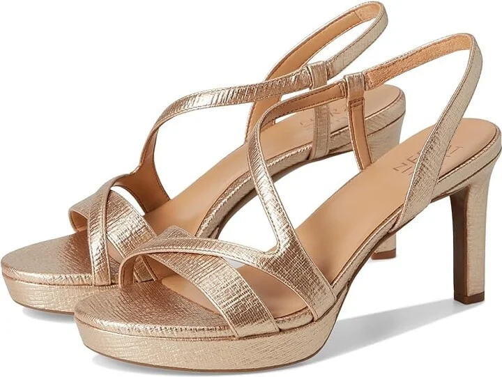 Naturalizer Abby High Women's Heels Rose Faux Leather : 5 M (B), Leather/Synthetic