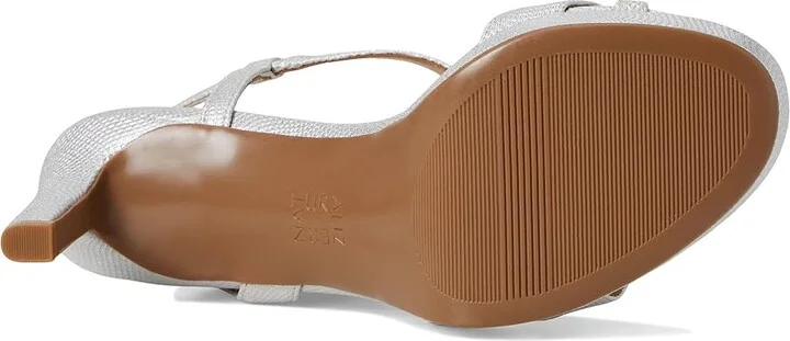 Naturalizer Abby High Women's Heels Silver Faux Leather : 7.5 M (B), Leather/Synthetic - Image 3