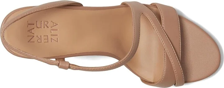 Naturalizer Abby High Women's Heels Taupe Smooth Faux Leather : 8 M (B), Leather/Synthetic - Image 2