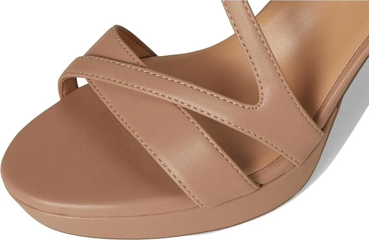 Naturalizer Abby High Women's Heels Taupe Smooth Faux Leather : 8 M (B), Leather/Synthetic - Image 7