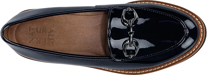 Naturalizer Adiline Bit Women's Flat Shoes French Navy Faux Leather : 10 M (B) - Image 2