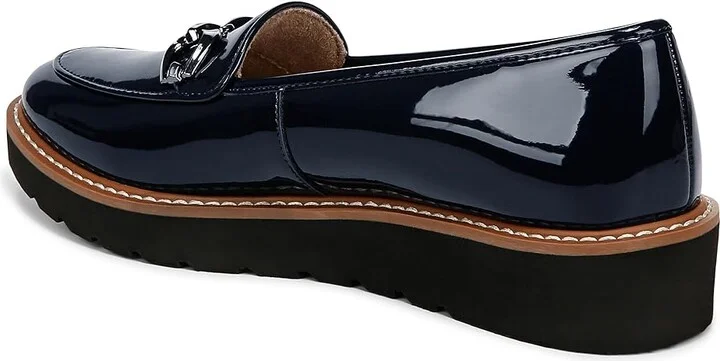 Naturalizer Adiline Bit Women's Flat Shoes French Navy Faux Leather : 10 M (B) - Image 4