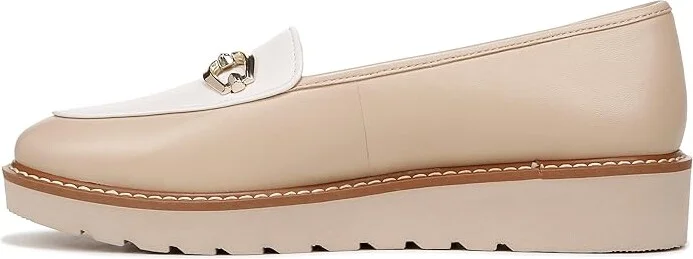 Naturalizer Adiline-Bit Women's Flat Shoes Tan White Leather : 8.5 M (B) - Image 6