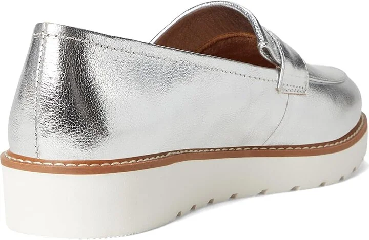 Naturalizer Adiline Women's Shoes Silver Leather : 12 M (B) - Image 4