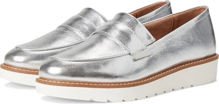 Naturalizer Adiline Women's Shoes Silver Leather : 12 M (B)