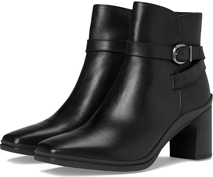 Naturalizer Aimee Weatherproof Bootie Women's Shoes Black Waterproof Leather : 9.5 M (B), Leather/Rubber/Textile