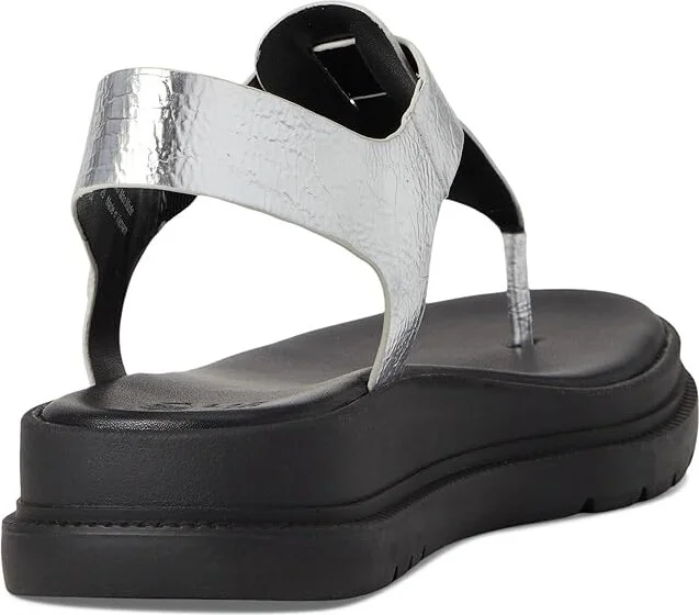 Naturalizer Alyssa High Women's Heels Silver Faux Leather : 10 W (C), Synthetic - Image 4