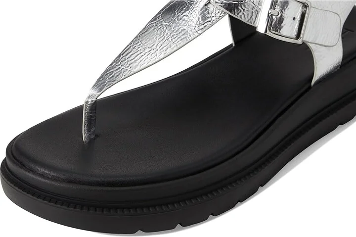 Naturalizer Alyssa High Women's Heels Silver Faux Leather : 10 W (C), Synthetic - Image 7