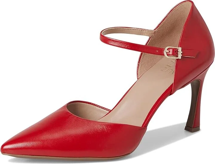 Naturalizer Amber High Women's Heels Crimson Leather : 9.5 M (B) - Image 5