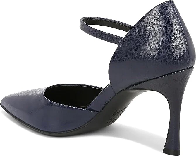 Naturalizer Amber High Women's Heels Midnight Blue Leather : 12 W (C) - Image 4