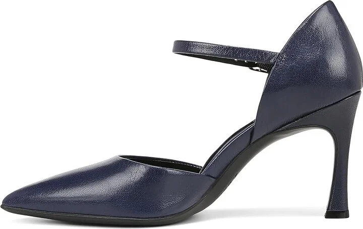 Naturalizer Amber High Women's Heels Midnight Blue Leather : 12 W (C) - Image 6