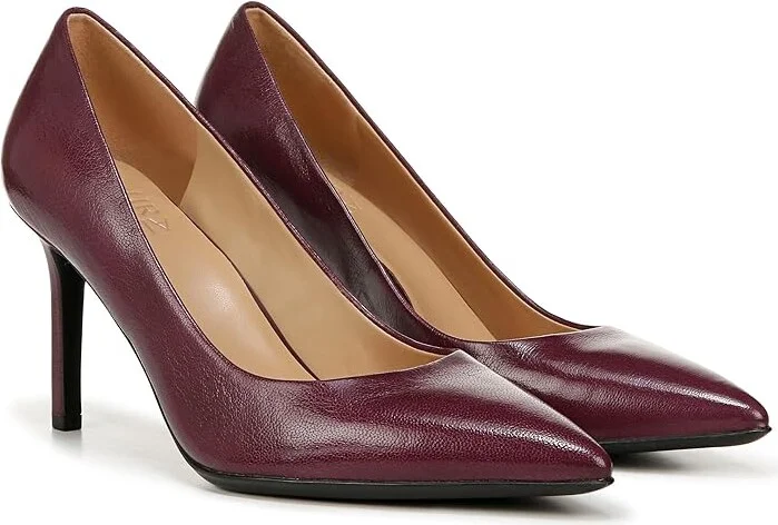 Deep Plum Purple Leather