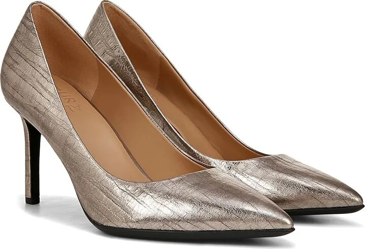 Naturalizer Anna Women's Shoes Graphite Pewter Leather : 10 M (B)