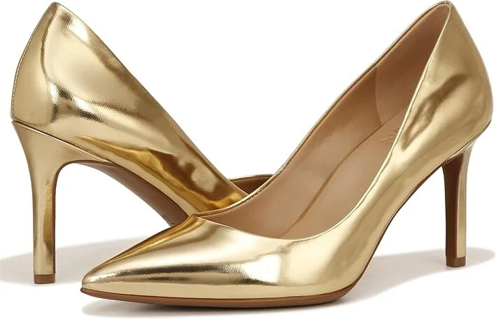 Naturalizer Anna Women's Shoes Warm Gold Leather : 9.5 W (C), Rubber/Leather