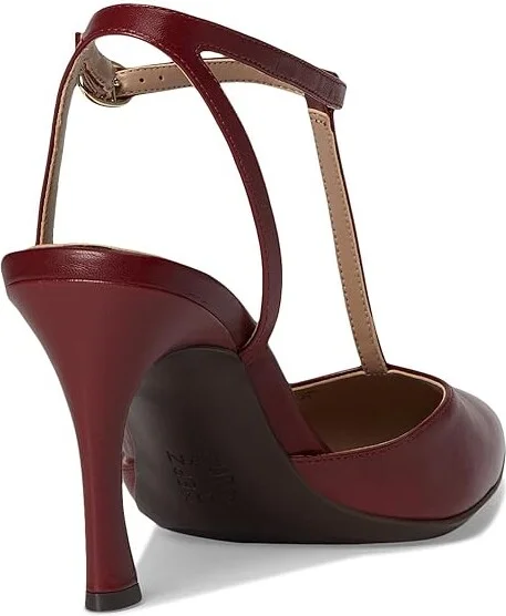 Naturalizer Astrid Women's Dress Sandals Cranberry Leather : 9 W (C), Leather/Synthetic - Image 4