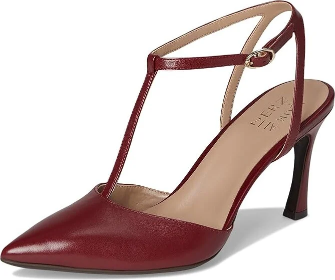 Naturalizer Astrid Women's Dress Sandals Cranberry Leather : 9 W (C), Leather/Synthetic - Image 5