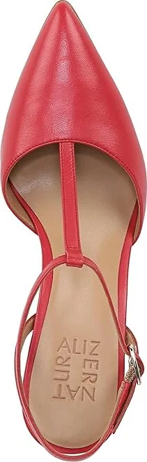 Naturalizer Astrid Women's Dress Sandals Crantini Red Leather : 9 W (C), Leather/Synthetic - Image 2