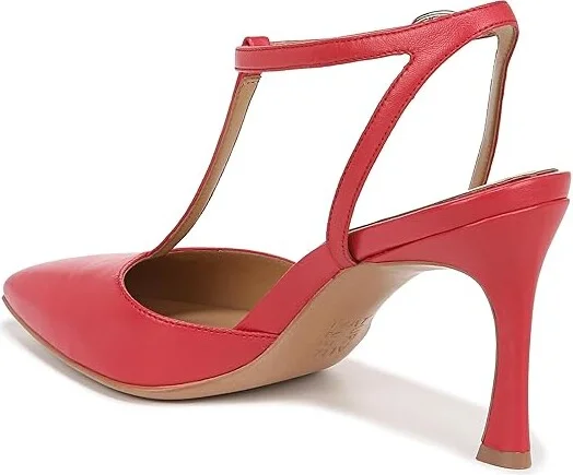 Naturalizer Astrid Women's Dress Sandals Crantini Red Leather : 9 W (C), Leather/Synthetic - Image 4