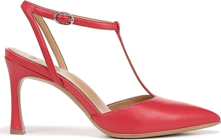 Naturalizer Astrid Women's Dress Sandals Crantini Red Leather : 9 W (C), Leather/Synthetic - Image 7