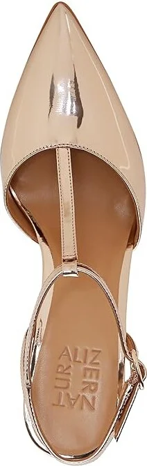 Naturalizer Astrid Women's Dress Sandals Rose Gold Faux Leather : 12 M (B), Leather/Synthetic - Image 2