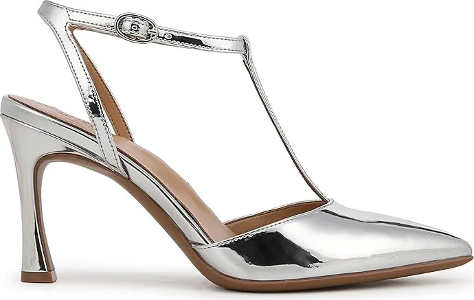 Naturalizer Astrid Women's Dress Sandals Silver Faux Leather : 10 M (B), Leather/Synthetic - Image 6