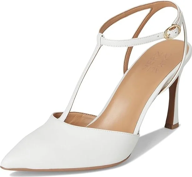 Naturalizer Astrid Women's Dress Sandals White Leather : 10 M (B), Leather/Synthetic - Image 5