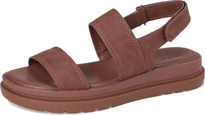 Naturalizer Attract Women's Wedge Shoes Cappuccino Brown Faux Leather : 9 M (B), Synthetic - Image 5