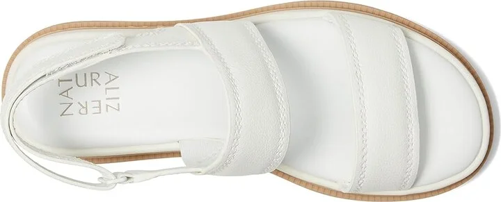Naturalizer Attract Women's Wedge Shoes White Faux Leather : 10 M (B), Synthetic - Image 2