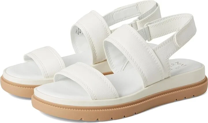 Naturalizer Attract Women's Wedge Shoes White Faux Leather : 10 M (B), Synthetic