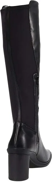 Naturalizer Axel Weatherproof Knee High Boot Women's Shoes Black Leather/Neoprene : 9.5 W (C), Synthetic/Leather - Image 4