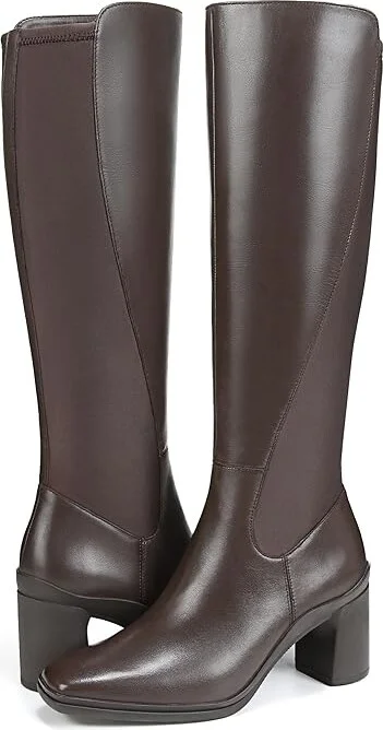 Naturalizer Axel Weatherproof Knee High Boot Women's Shoes Oxford Brown Waterproof Leather : 9.5 W (C), Synthetic/Leather