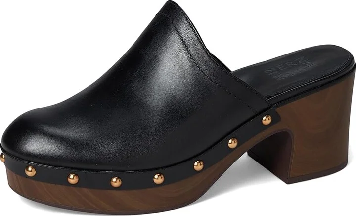 Naturalizer Bailey Women's Slippers Black Leather : 8 M (B), Leather/Suede - Image 5