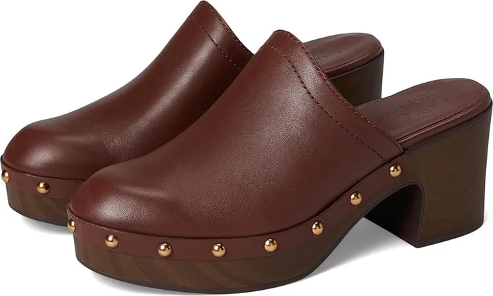 Naturalizer Bailey Women's Slippers Cappuccino Brown Leather : 8.5 M (B), Leather/Suede